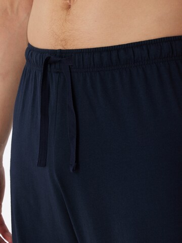 SCHIESSER Pajamas long in Blue