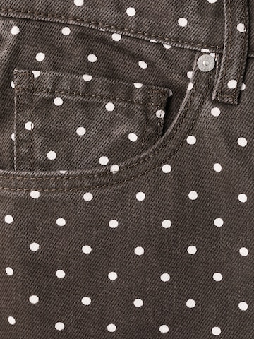 MANGO Loose fit Jeans 'Polka' in Brown
