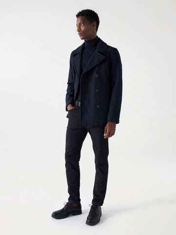 Salsa Jeans Tussenjas in Blauw