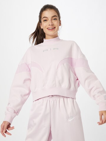 Nike Sportswear Sweatshirt in Pink: predná strana