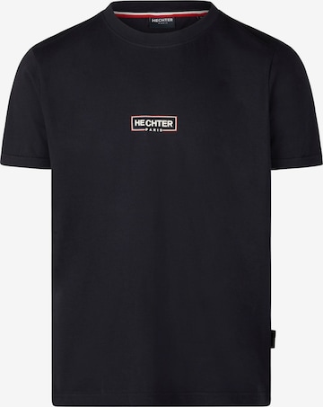 T-Shirt HECHTER PARIS en bleu : devant