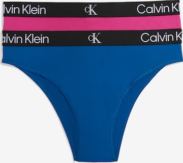 Calvin Klein Underwear Слип в синьо: отпред