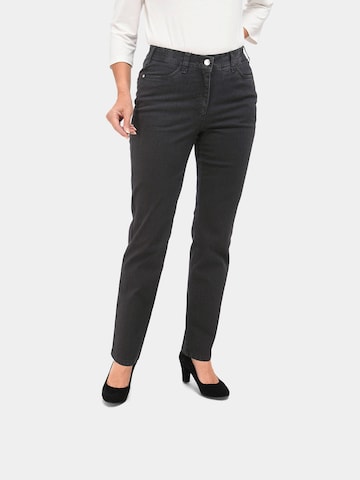 Goldner Regular Jeans 'ANNA' in Grijs: voorkant