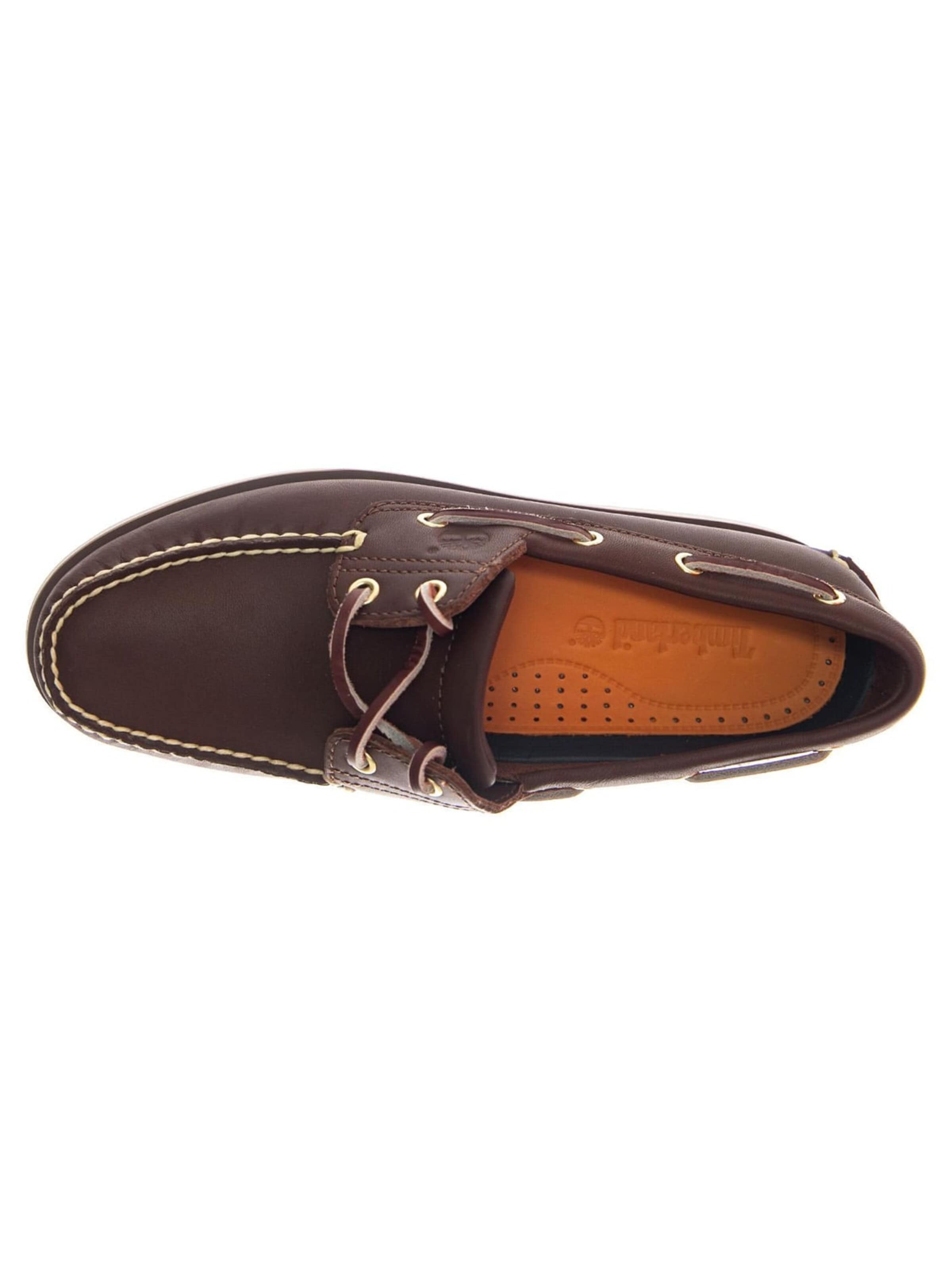 TIMBERLAND Veterschoen 'CLAS Boat Shoe Brown' in Bruin