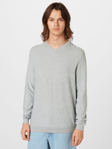 JACK & JONES Sweater in Grey: front