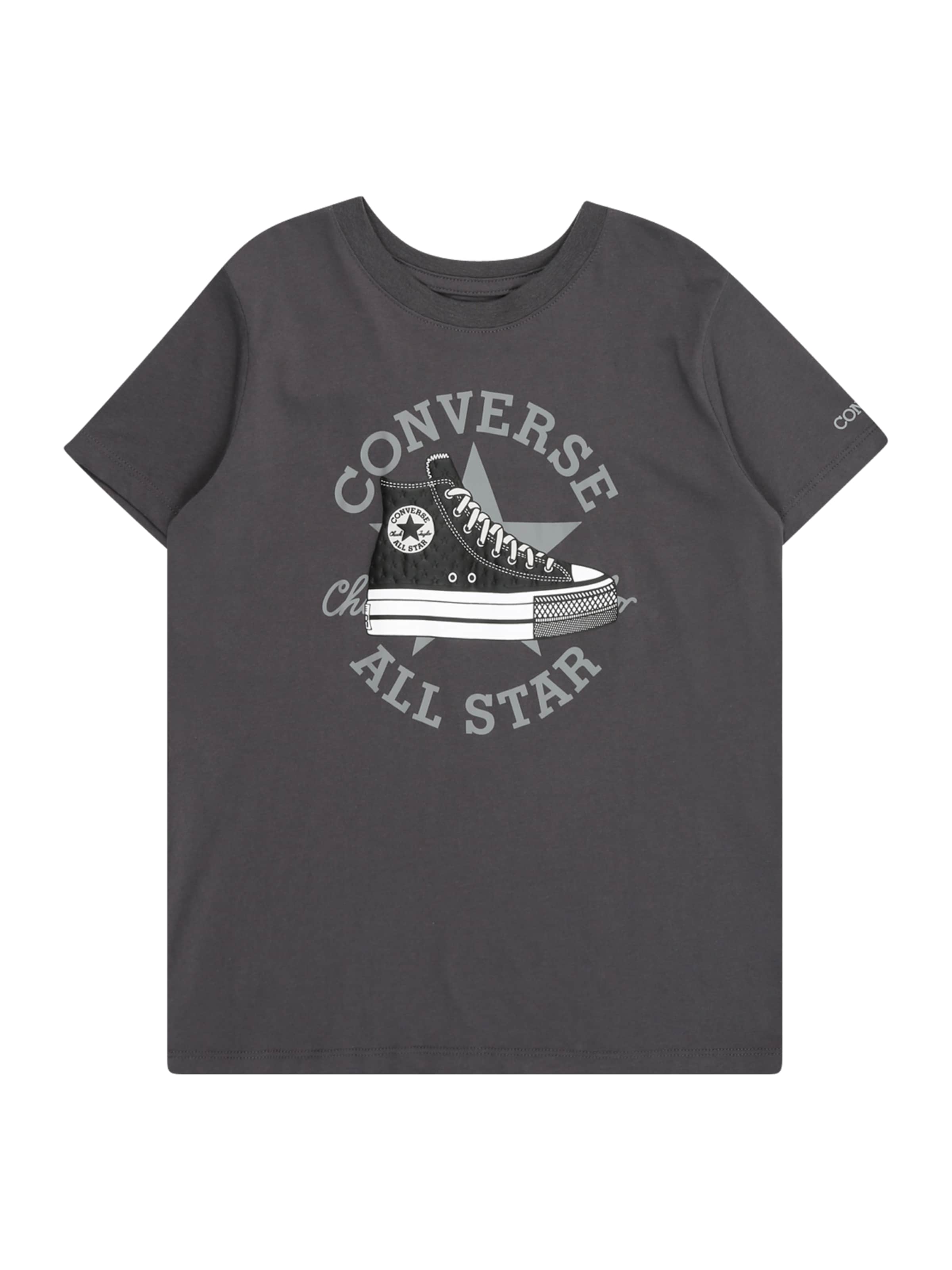 CONVERSE Tričko – černá: přední strana
