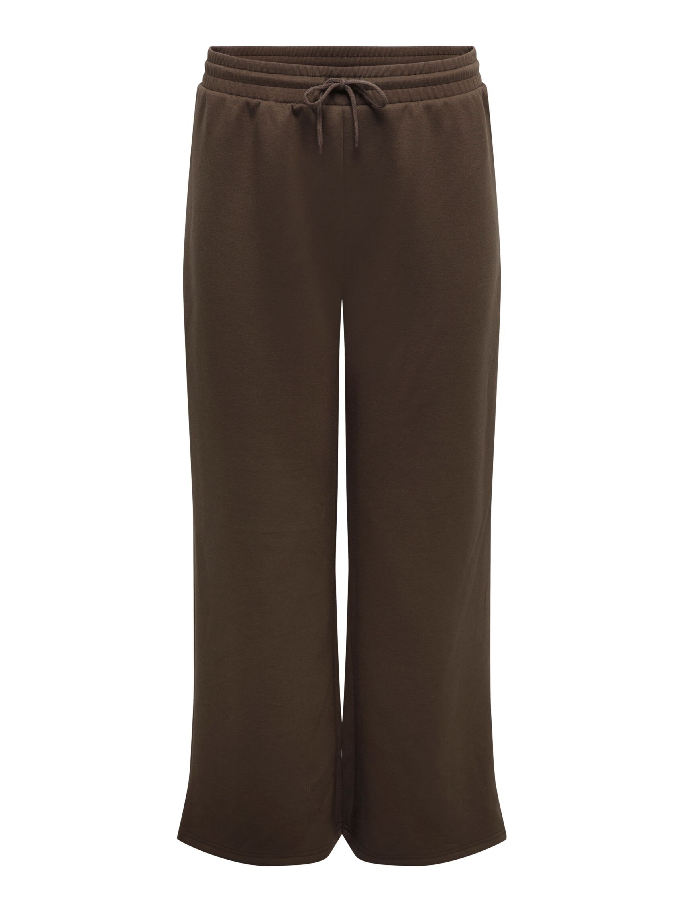 ONLY Carmakoma - Pantalón 'CARScarlett' en marrón: frente