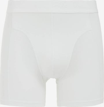 WE Fashion - Calzoncillo boxer en blanco: frente
