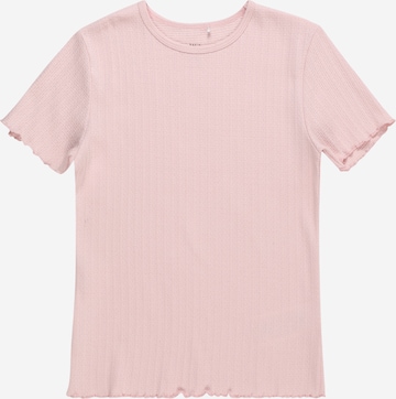 NAME IT Μπλουζάκι 'VIBSE' σε ροζ: μπροστά