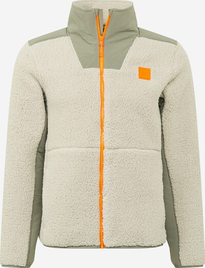 UNDER ARMOUR Sportsweatjacke 'LEGACY' in hellbraun / oliv / orange, Produktansicht