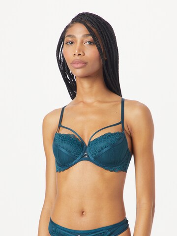 Hunkemöller T-shirt Bra 'Riri' in Blue: front