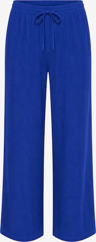 fashionshowcase Broek 'FLORYN – Palazzohose Crinkle' in Blauw: voorkant
