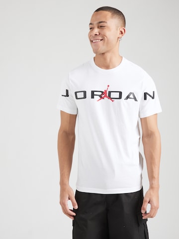 Maglietta 'AIR' di Jordan in bianco: frontale