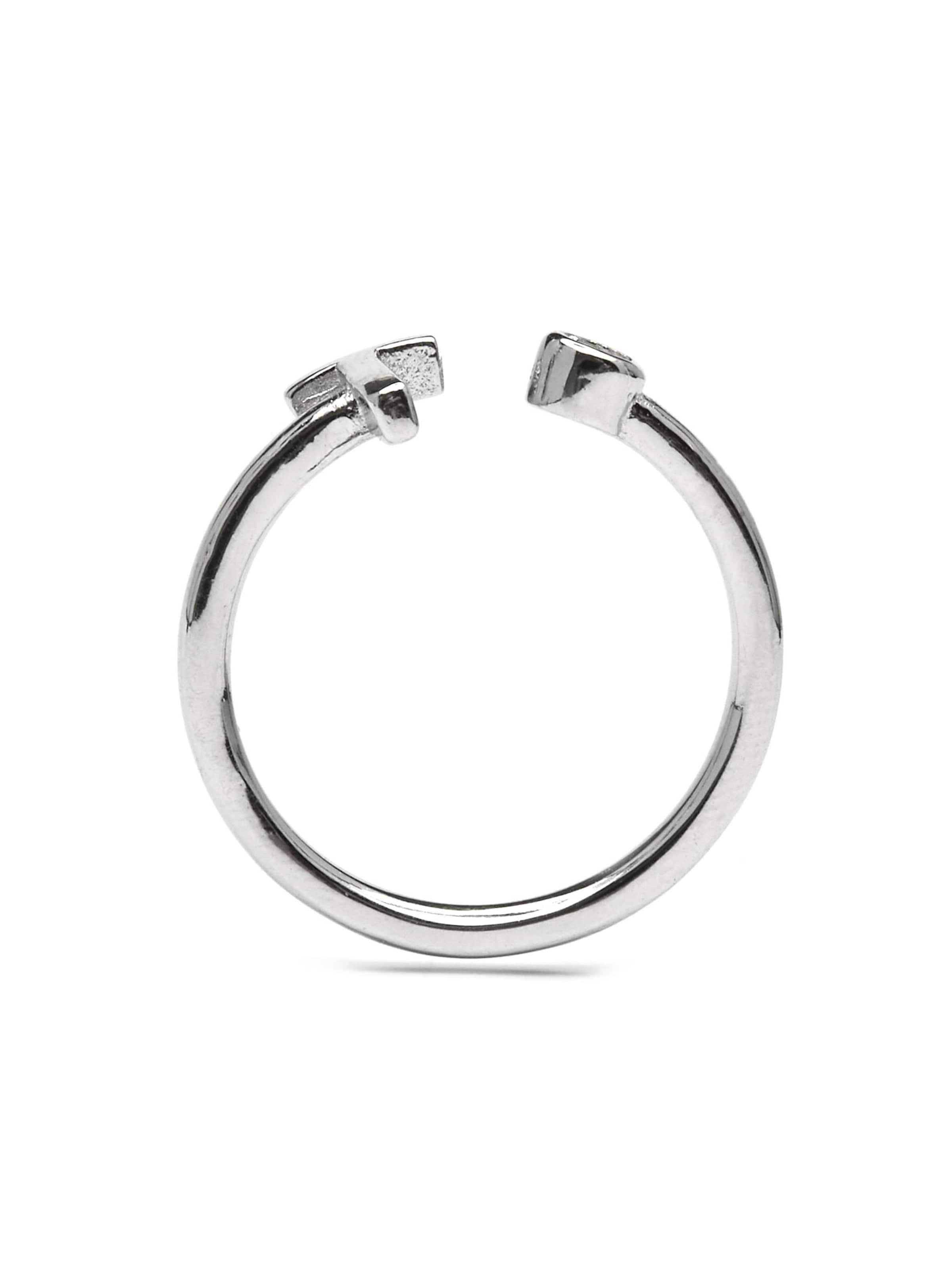 Luxenter Ring 'Alphabet Y' in Zilver