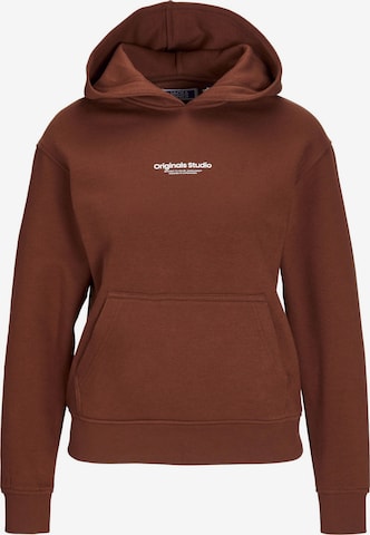 Jack & Jones Junior Sweatshirt in Braun: Vorderseite