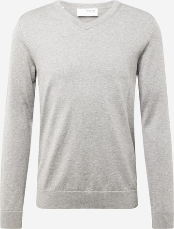 Pullover 'BERG' di SELECTED HOMME in grigio: frontale