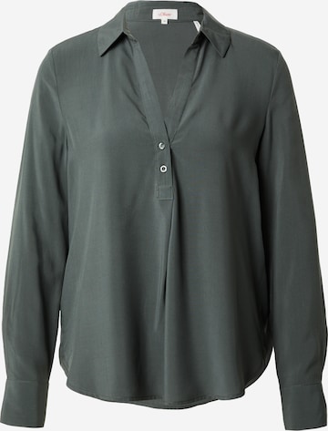 s.Oliver Blouse in Groen: voorkant