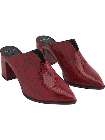 Mule 'Rachel' Limoya en rouge