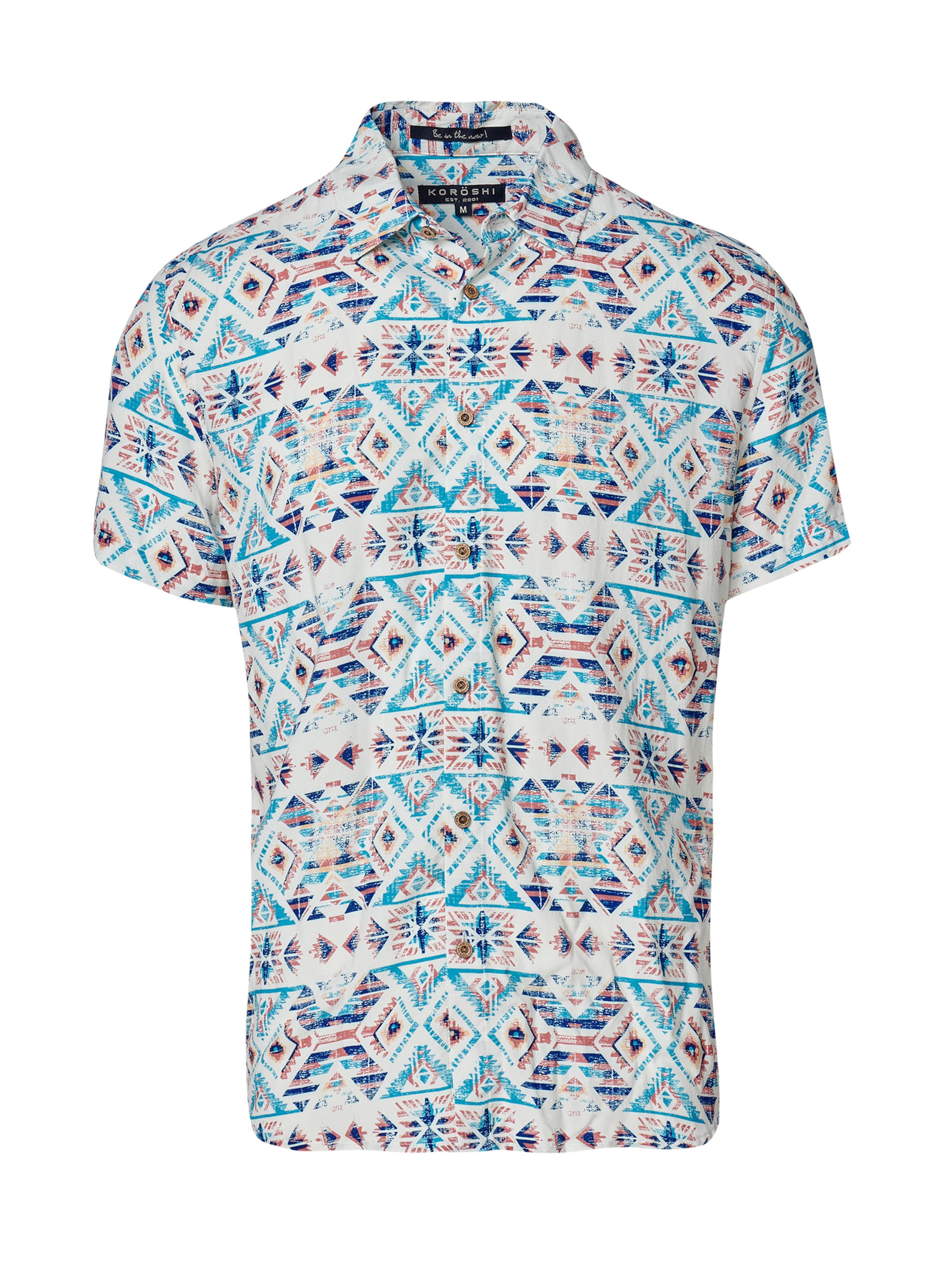 Coupe regular Chemise KOROSHI en blanc : devant