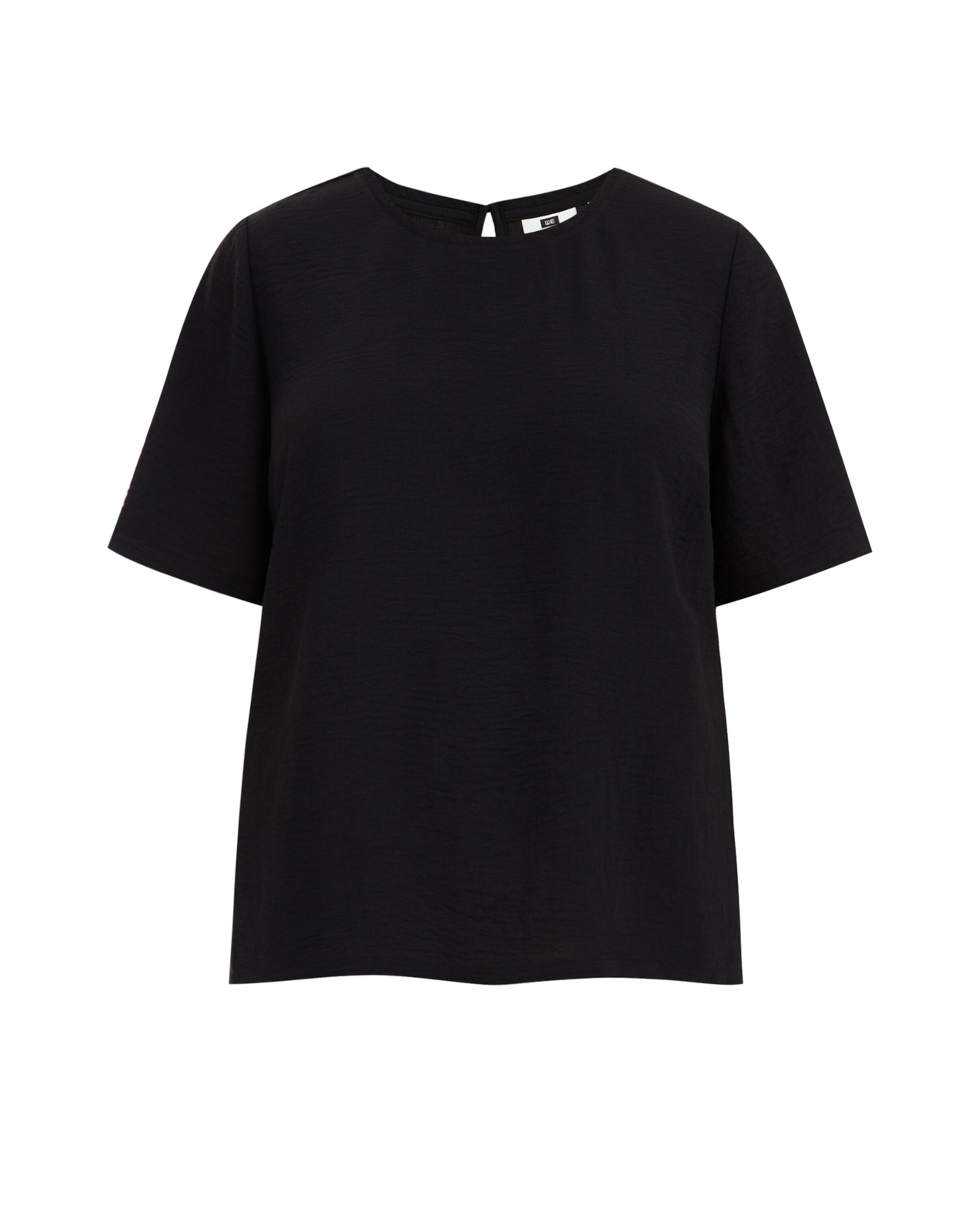 WE Fashion - Camiseta en negro: frente