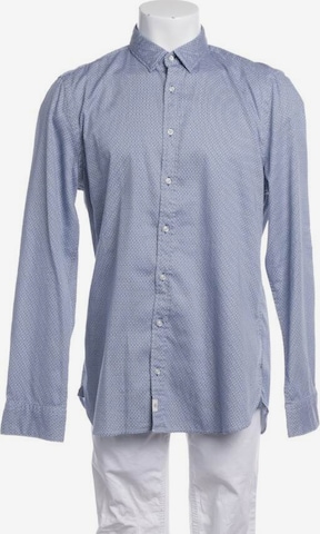 Marc O'Polo Freizeithemd / Shirt / Polohemd langarm L in Blau: predná strana