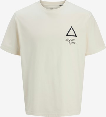 JACK & JONES Shirt 'JJSquidgame' in Wit: voorkant