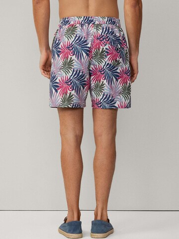 Hackett London Badeshorts 'Jungle' in Weiß