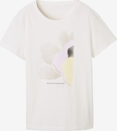 TOM TAILOR T-shirt i blandade färger / vit, Produktvy