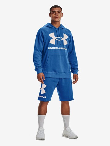 UNDER ARMOUR Regular Workout Pants 'Rival' in Blue