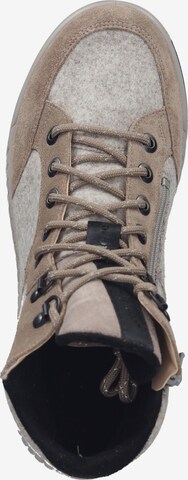 Legero Lace-Up Ankle Boots in Beige