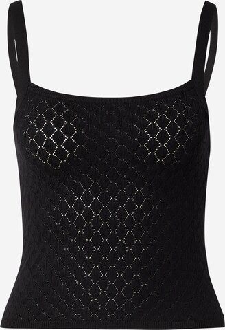RÆRE by Lorena Rae Knitted top 'Noelle' in Black: front