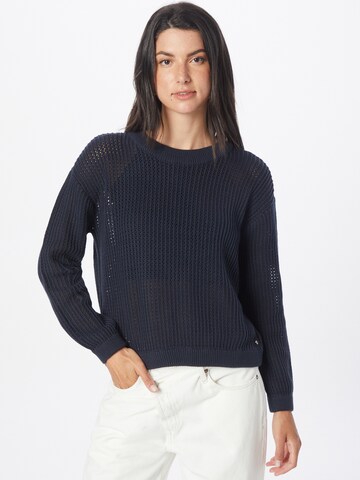 TOM TAILOR DENIM Sweater in Blue: front