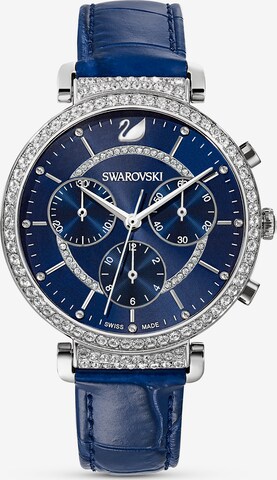 Swarovski Uhr in Blau: predná strana