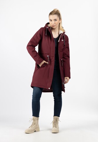 Schmuddelwedda - Parka de inverno em vermelho