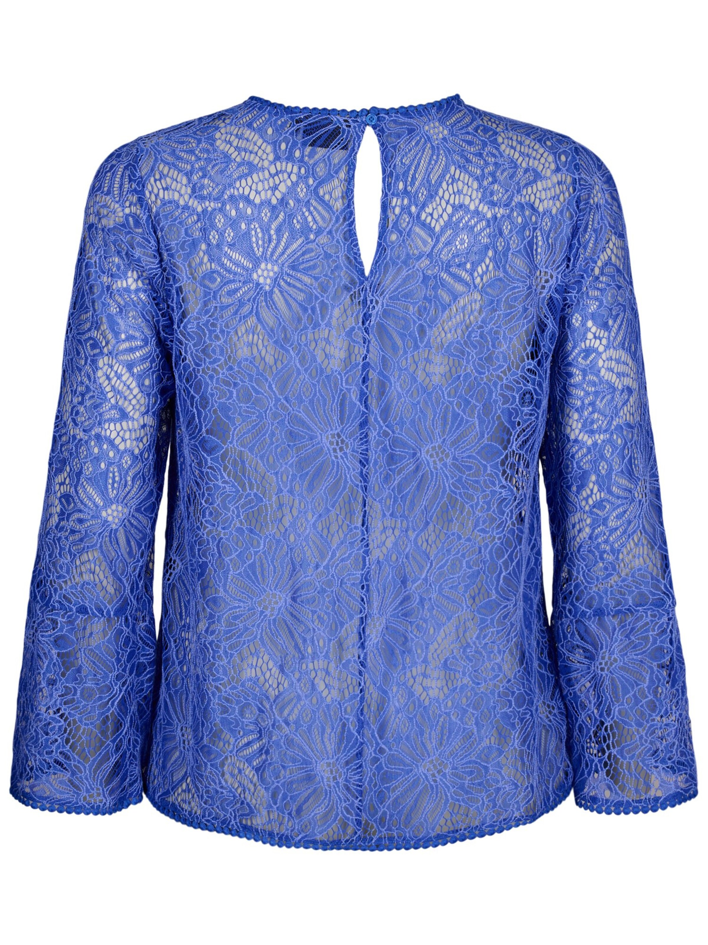 Zizzi Bluse 'EJANNE' i blå