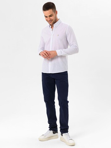 Regular fit Camicia 'Fleano' di By Diess Collection in bianco