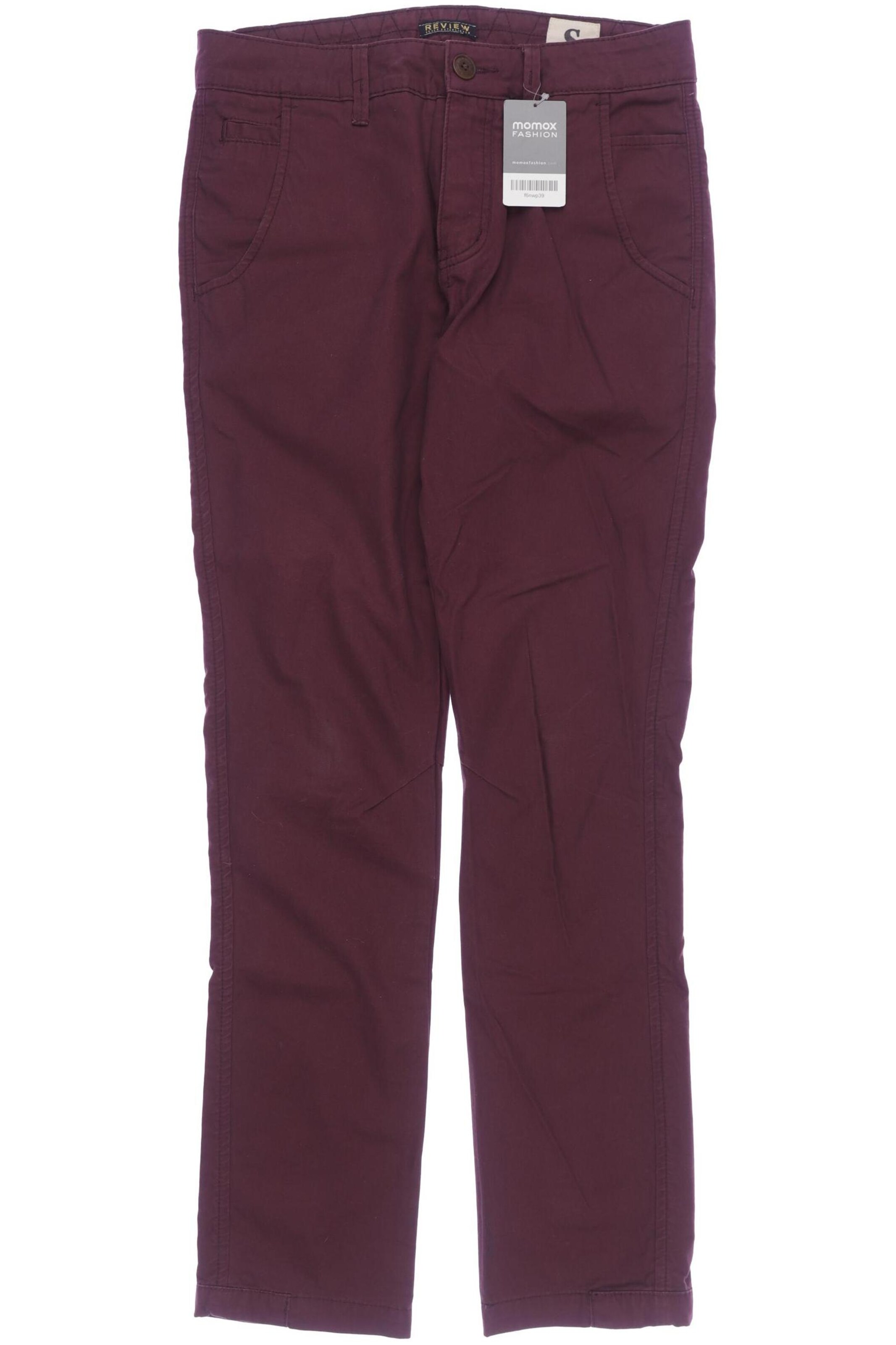 Review Pants in 31-32 in Red: front