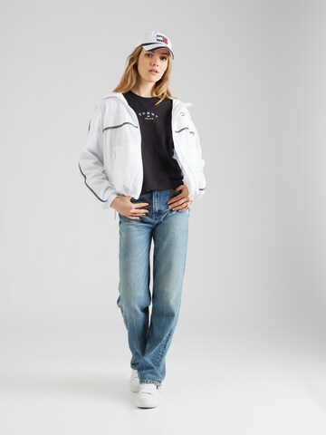 Tommy Jeans Sweatshirt 'ESSENTIAL' in Zwart