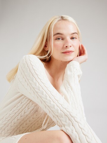 florence by mills exclusive for ABOUT YOU Knit dress 'Palo Santo' in White