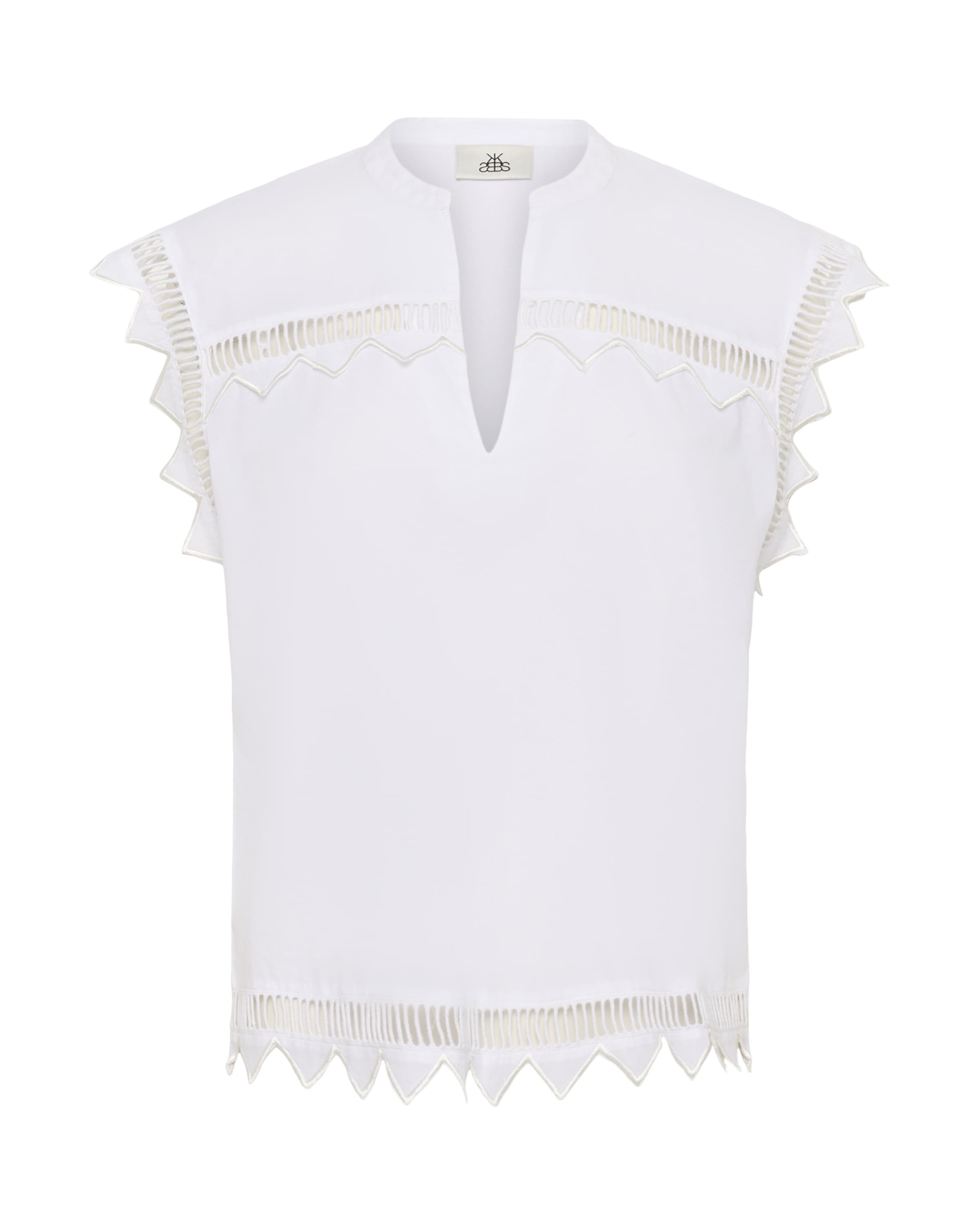 KAREN BY SIMONSEN Bluse 'Ommi' in Weiß: Vorderseite