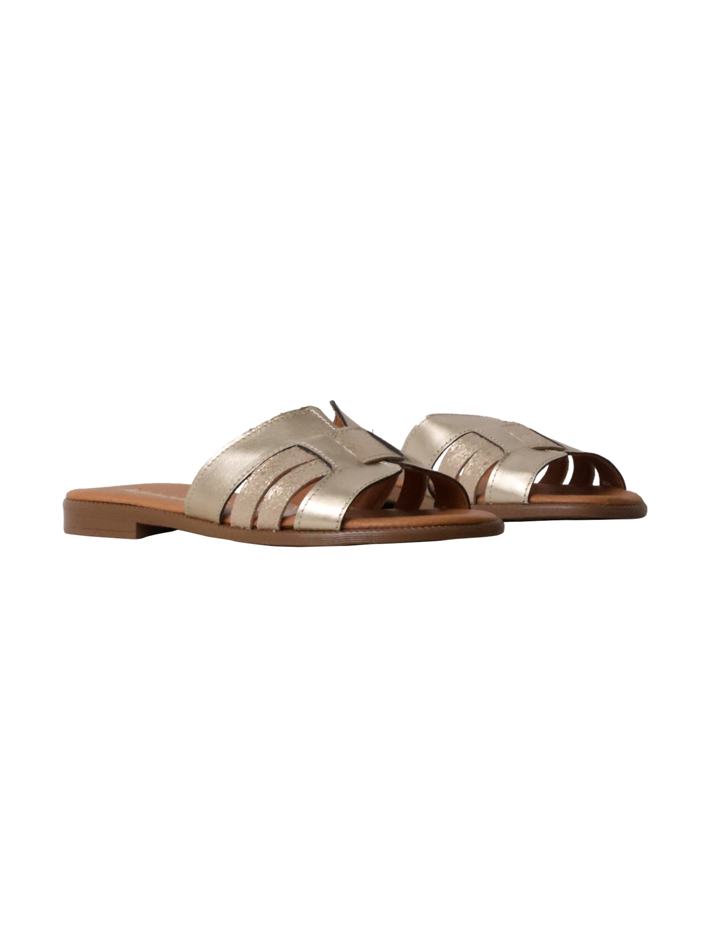 The Divine Factory Sandals in Gold