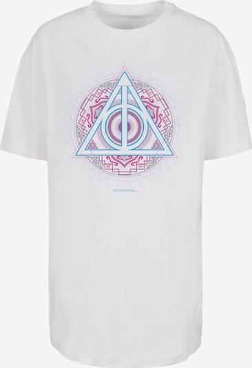 F4NT4STIC T-Shirt in blau / pink / weiß, Produktansicht