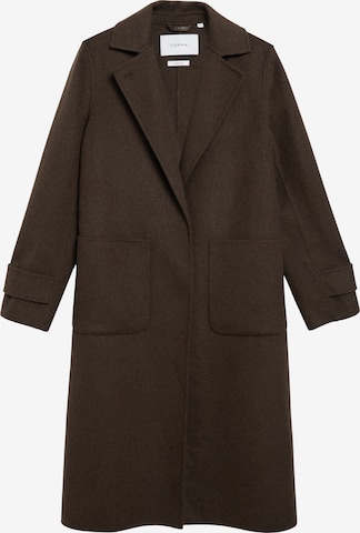 Manteau mi-saison COMMA en marron : devant