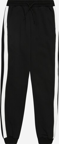 Urban Classics Tapered Broek in Zwart: voorkant