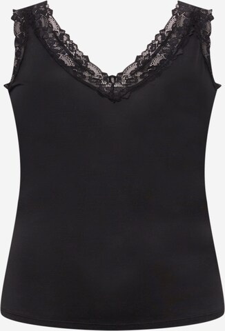 Vero Moda Curve - Top 'EVABIA' em preto: frente