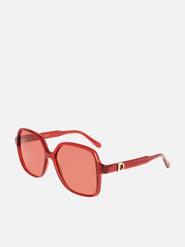 FERRAGAMO Sonnenbrille‌‌ in Rot: Vorderseite