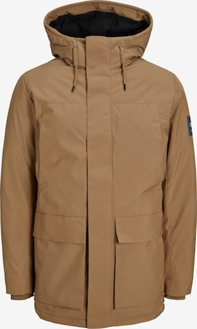 Parka d’hiver 'Rob' JACK & JONES en marron : devant