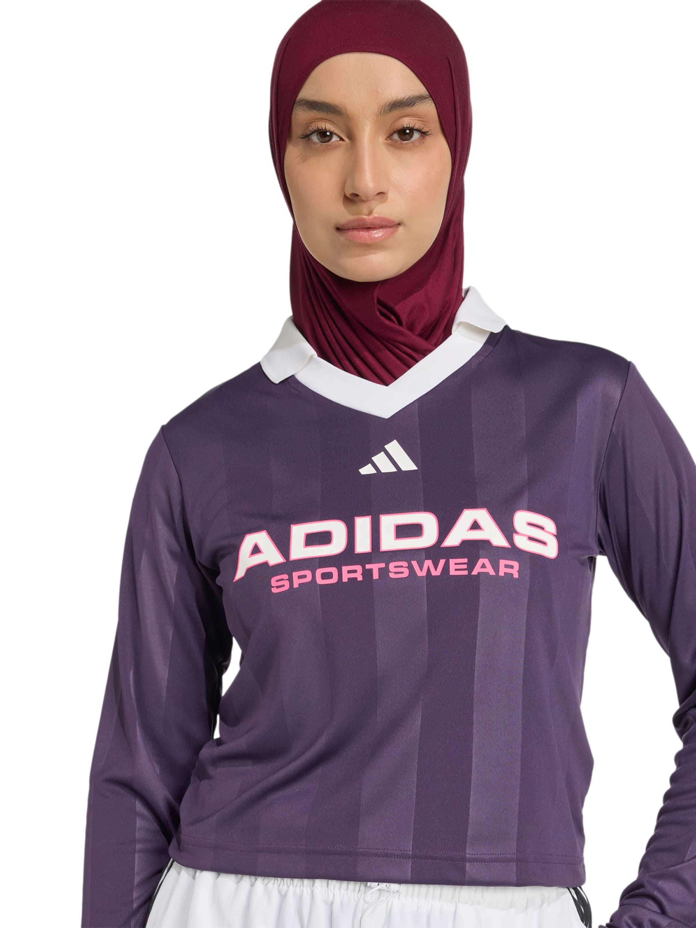 purpurinė ADIDAS SPORTSWEAR Sportiniai marškinėliai 'TIRO Q4'