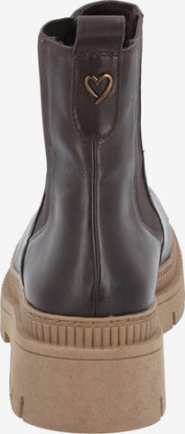 MARCO TOZZI Chelsea boots '25822' in Bruin