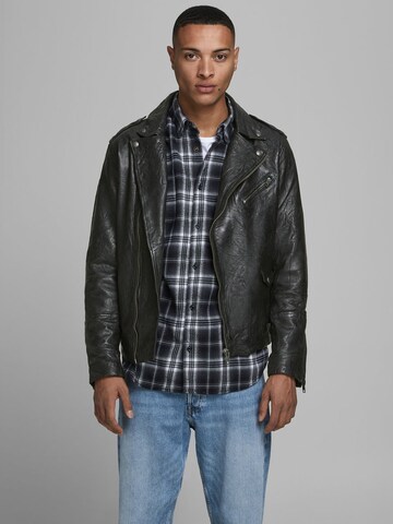 JACK & JONES Between-Season Jacket in Black: front